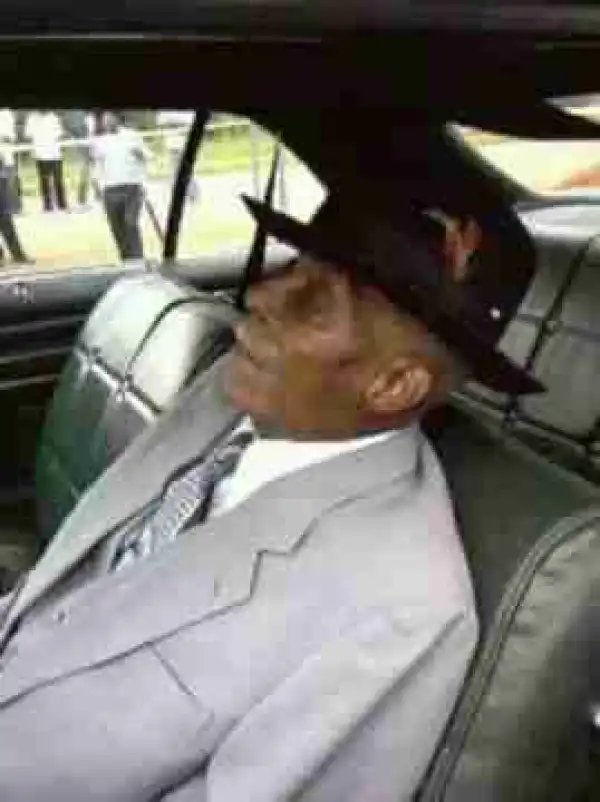 Tongues Wag As Kenya Tycoon Was Buried While Sitting In His Car (Photos)